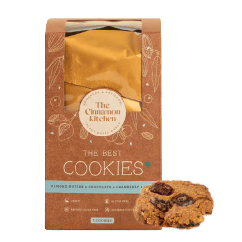 Oat Flour & Almond Butter Cookies – Dark Chocolate, Cranberry