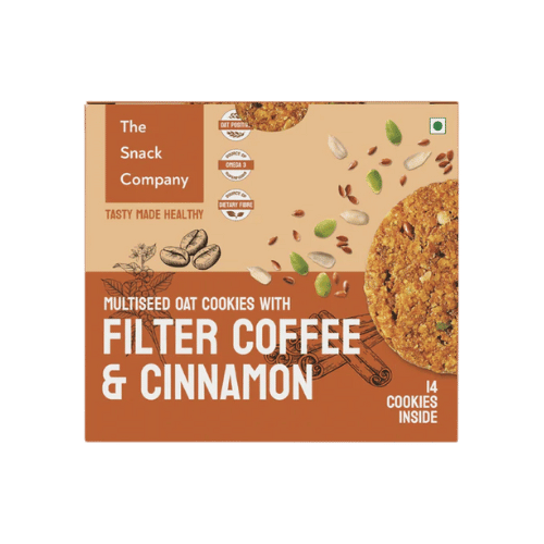Multi-Seed Cookies - Filter Coffee with Cinnamon