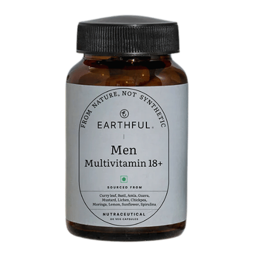 Plant Multivitamin Men 18+ | Biotin, Iron, Zinc, Vitamin A, C, D3, K2